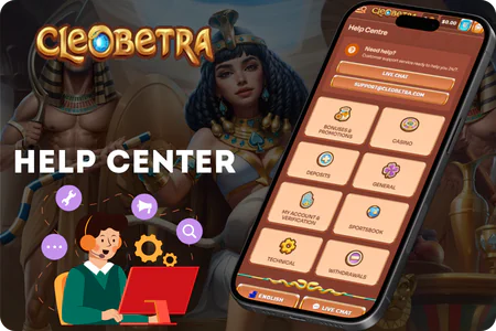 Cleobetra Casino support center live chat assistance available